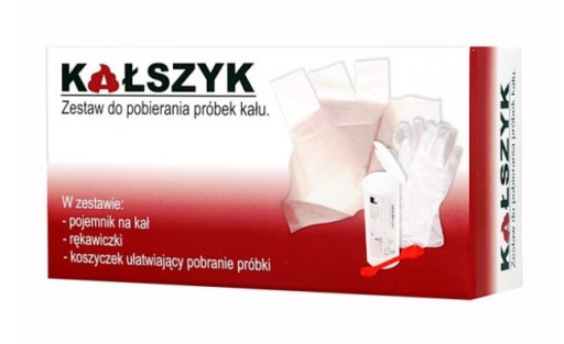 Súprava na odber vzoriek stolice Kałszyk, 1 kus