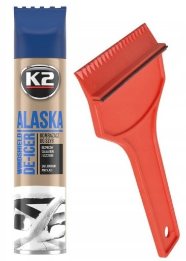 K2 ALASKA 300 ML Rozmrazuje okná už pri -70°C
