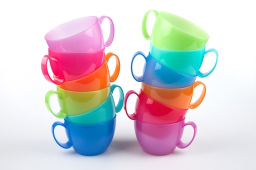 Plastový pohár na opakované použitie, 250 ml, zelený