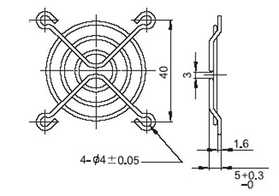 KRYT VENTILÁTORA 50X50