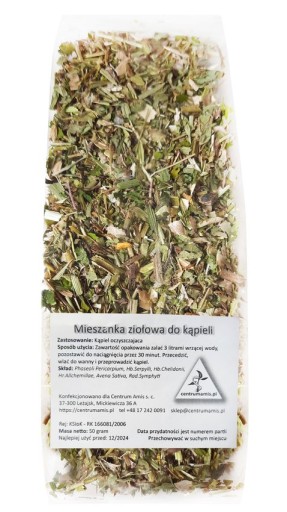 Zmes bylín do kúpeľa proti parazitom