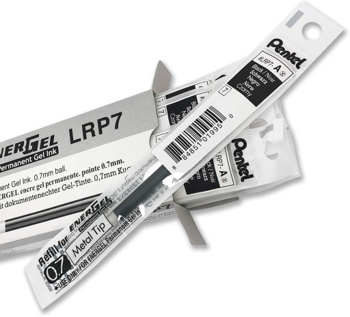 Náplň do EnerGel PENTEL Document black LRP7 0,7