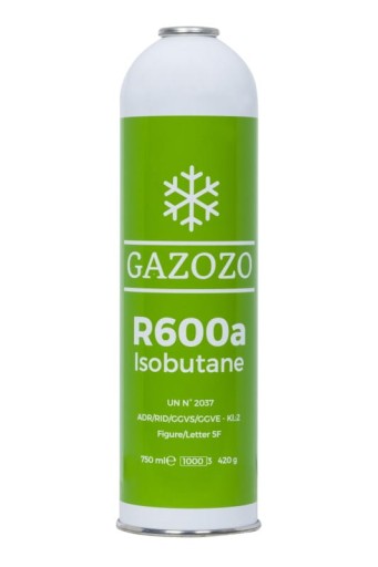 Chladivo R600a, izobután GAZOZO