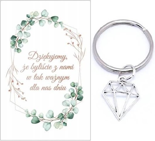 ĎAKUJEME HOSTOM DARČEK SVADOBNÉ SVADOBNÉ DIAMANTOVÉ KĽÚČOVÉ SPOMIENKY