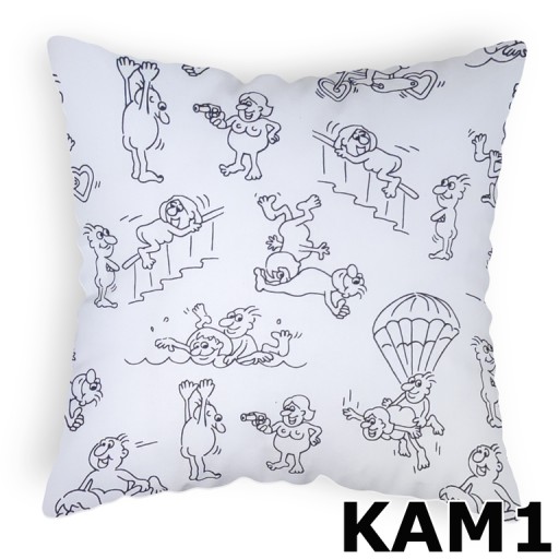 Obliečka na vankúš 40x40 - vzor KAMASUTRA Dar
