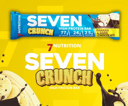 7NUTRITION SEVEN PROTEIN BAR 77G - PROTEÍNOVÁ OBJÍDKA PRE AKTÍVNYCH ĽUDÍ!