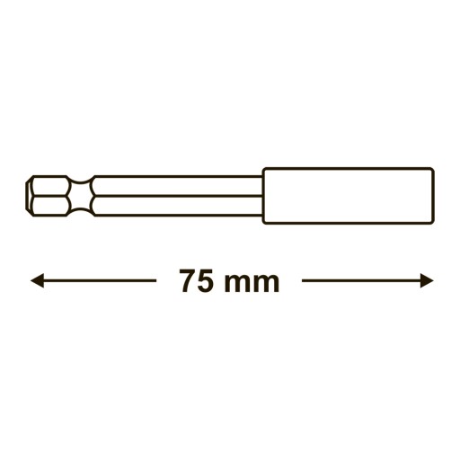 Držiak bitov, magnetický 1/4