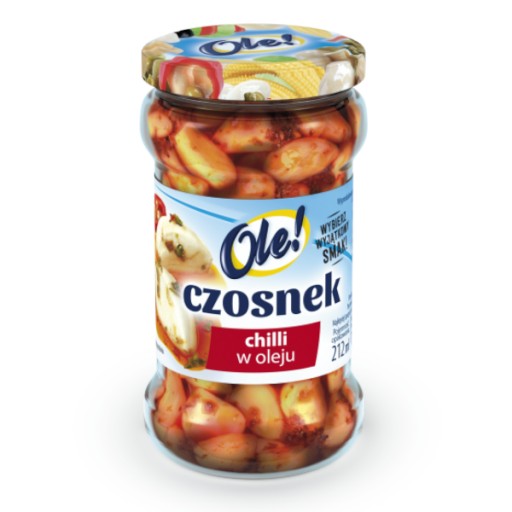 Ole! Chilli cesnak v oleji 212 ml