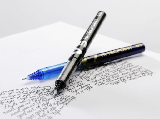 PILOT V5 Hi-Tecpoint jemná linka BLACK x 2