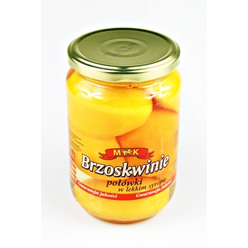 Mk polovičky broskýň v sirupe light 680g