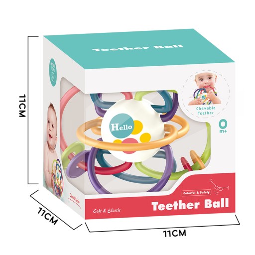 SENSORY GALL BEADS RATTLE TEETHER GOLE