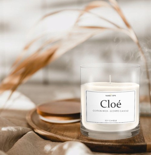 Möller SPA CHLOE VÔŇA - PRÍRODNÁ SÓJOVÁ VONNÁ SVIEČKOVÁ VÔŇA