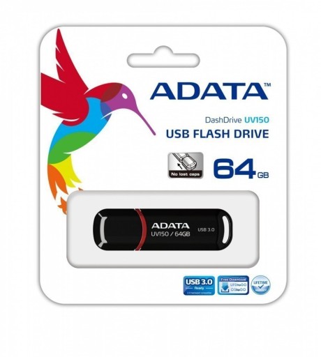 ADATA UV150 64 GB USB 3.0 čierna (AUV150-64G-RBK)