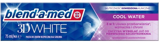 Blend-a-med 3D biela zubná pasta studenej vody