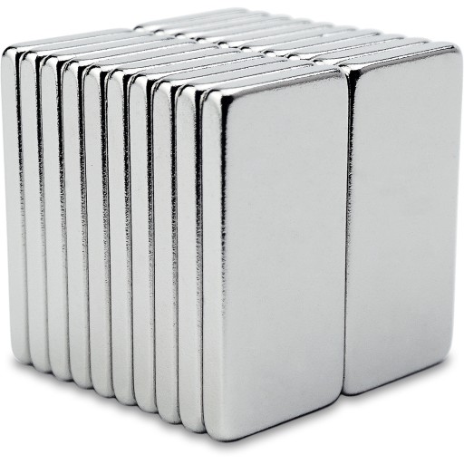 MAGNET MALÝ NEODYMOVÝ TANIER 10x5x1 mm, Obdĺžniková lišta, 20 ks.