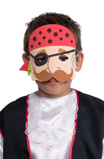 PIRÁTSKA MASKA, ČERVENÁ PENA, CM101