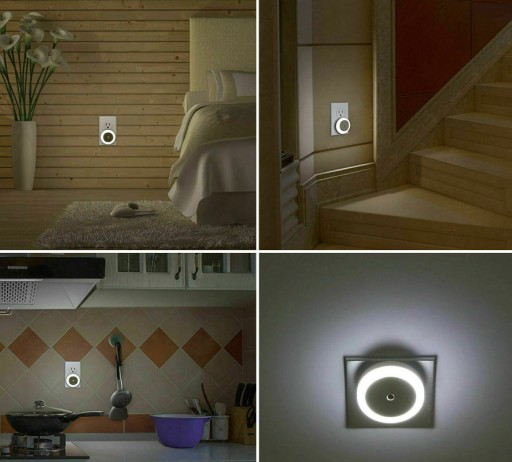 LED NOČNÁ LAMPA PRE KONTAKTNÝ SNÍMAČ SÚMRAK LED LAMPA