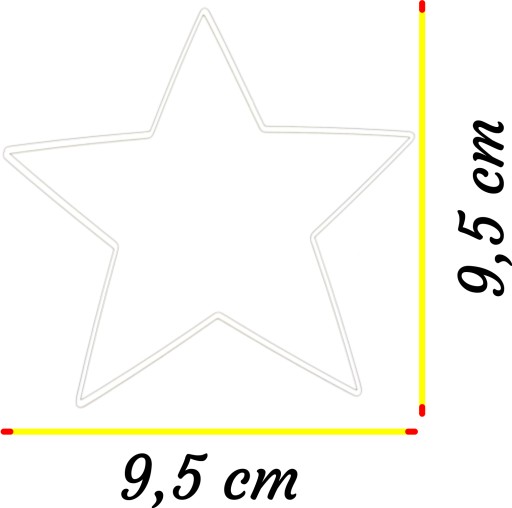 STAR kovová obruč lapač snov 9,5 cm základňa