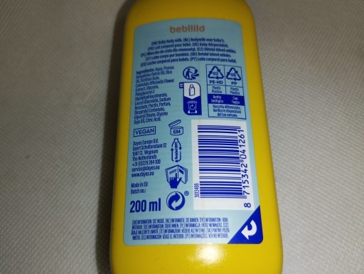 Bebilild upokojujúce mlieko 200 ml