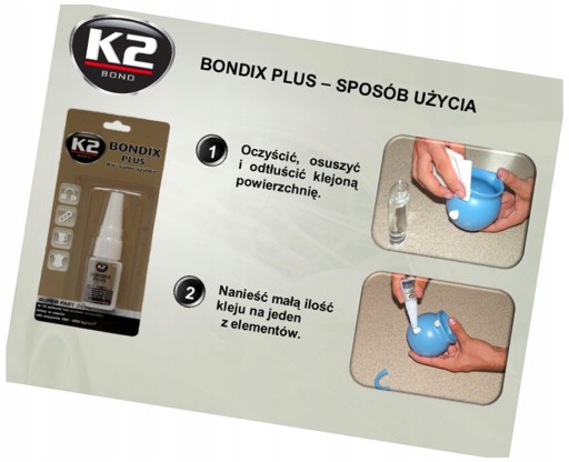 K2 BONDIX LEPIDLO NA PLASTOVÚ DREVOGUMA STRONG 10g