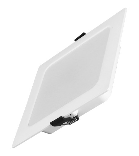 LED stropný panel, zapustený, pod omietku, štvorcový, 12 W, neblikajúci CCD