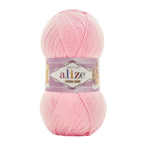 Priadza Alize Cotton Gold - 518 svetloružová