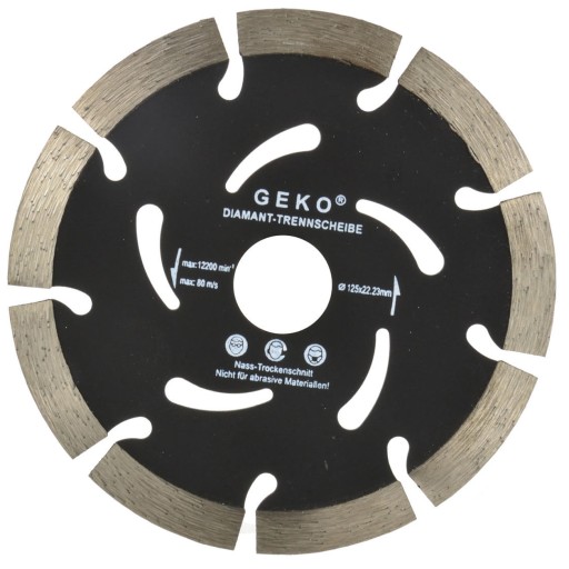 SEGMENT DIAMANTOVÉHO DISKU PRE BETÓN 125 MM G00287