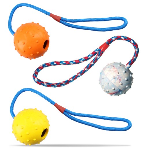 LOPTIČKA pre PSA 7 cm TOY TUGGER String Hryzadlo SILNÁ ÚSTUPOVÁ RÚČKA