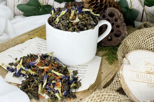 Oolong čaj CLITORIA FLOWER 50g TYRKYSOVÝ NÁLEH