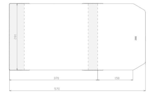 Nastaviteľný obal na notebook 244 mm x 410 mm 1 ks