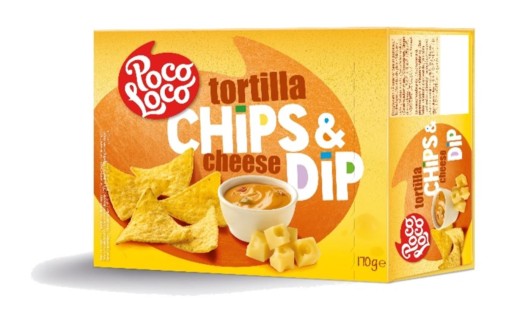 NACHO BOX Slaná nachos & syrová omáčka 170 g