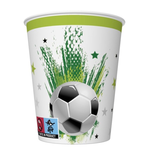 Futbalová súprava taniere poháre obrúsky FUTBAL Narodeninová párty