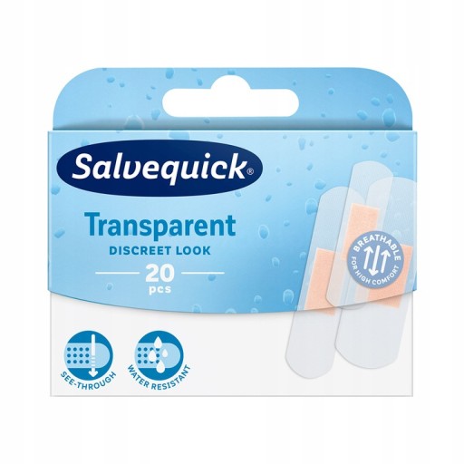 SALVEQUICK Sada priehľadných omietok 20 ks