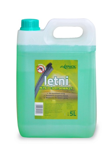 Letná kvapalina do ostrekovačov, 5l, axenol, s vôňou