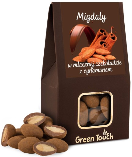 Mandle v mliečnej čokoláde so škoricou 100g
