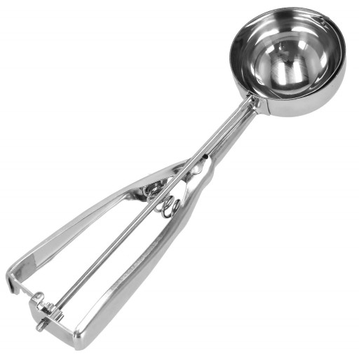 VEĽKÁ LYŽIČKA NA ZMRZLINU NA RYŽOVÉ ZEMIAKY 22 cm PEVNÁ OCEL
