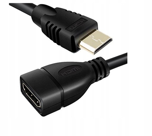 KÁBLOVÝ HDMI - mini HDMI adaptér
