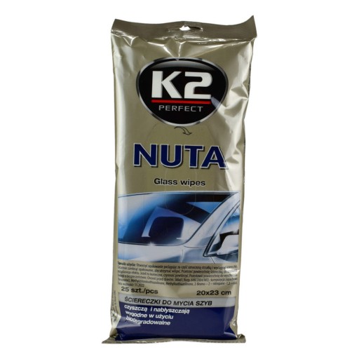 K2 NUTA Utierky na čistenie okien 25 ks