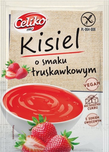 JAHODOVÉ želé s Vege Celiko šťavou BEZ CUKRU
