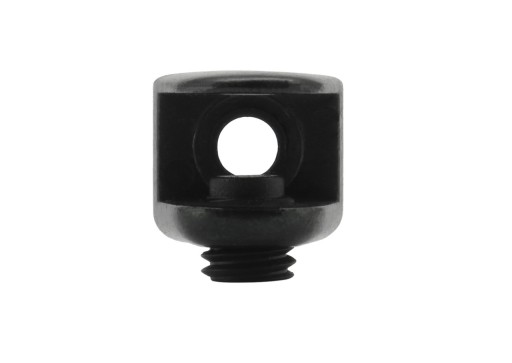 ČIERNA MONTÁŽNA RÚČKA PRE SKLENENÉ POLICE 3-8 MM