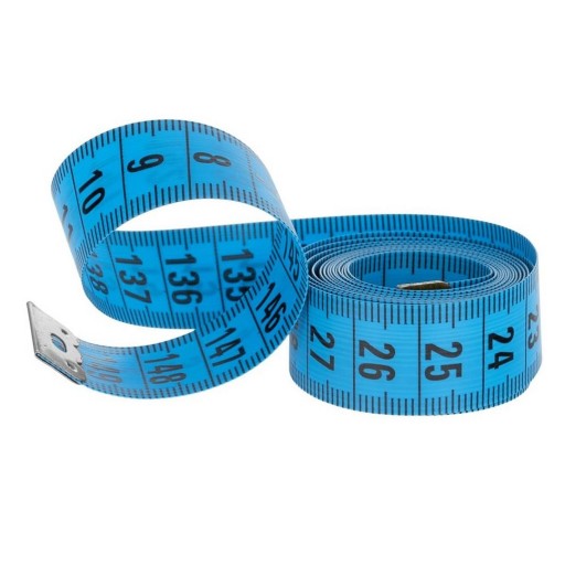 METER KRAJČÍRSKE MIERY 150CM OBOJSTRANNÝ VALOVANÝ CENTIMETER