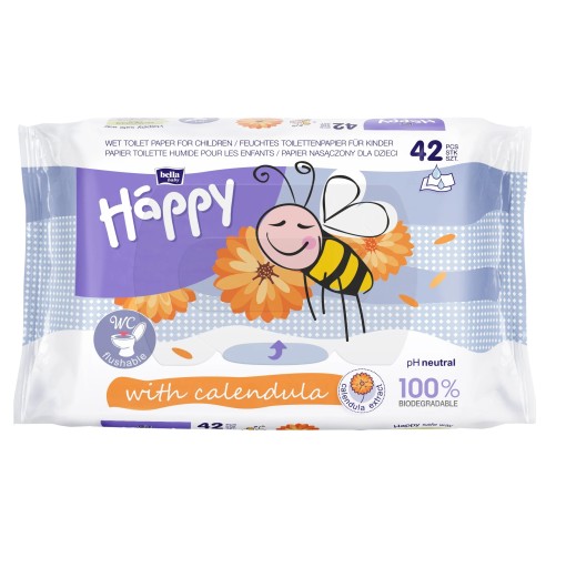 Vlhčený toaletný papier pre deti s nechtíkom