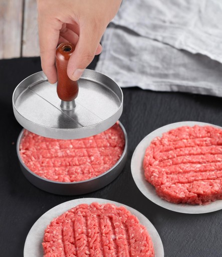 HLINÍKOVÁ LIŠOVACIA FORMA NA BURGEROVÉ KARTY 11,5 cm GRILOVACÍ LIS NA HAMBURGERY