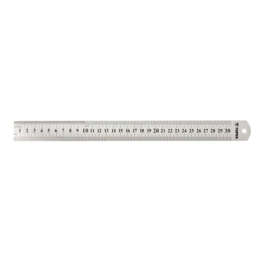 LINEÁRNE ROZMERY PRAVIDLO NEREZOVEJ OCELE 30 CM