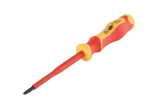 VDE izolovaný plochý skrutkovač S2 STEEL QUALITAT SL5x125mm-VORSTAHL