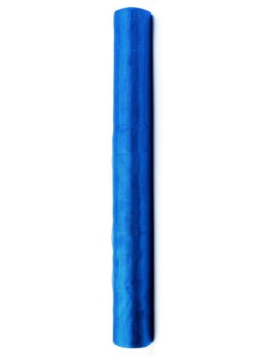 Organza hladká, tmavá tyrkysová 36 cm x 9 m, 1 rolka