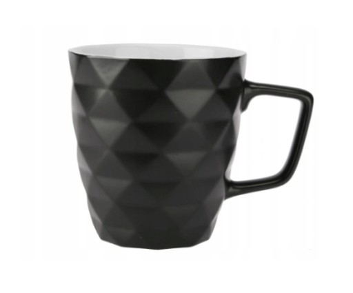 Porcelánový hrnček na kávu s uškom a uzáverom ORIGAMI 370 ml MIX
