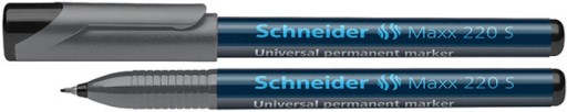 Permanentné fóliové pero SCHNEIDER Maxx 220 S, 0,4 mm, čierne