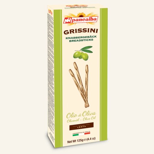 Panealba Grissini tyčinky s olivovým olejom 125g | Priamo z Talianska