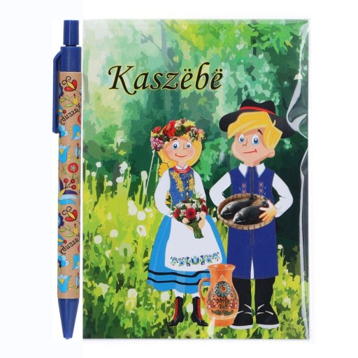 NOTEBOOK + SÚPRAVA PERÁ ĽUDOVÝ - KAŠUBSKÝ PÁR